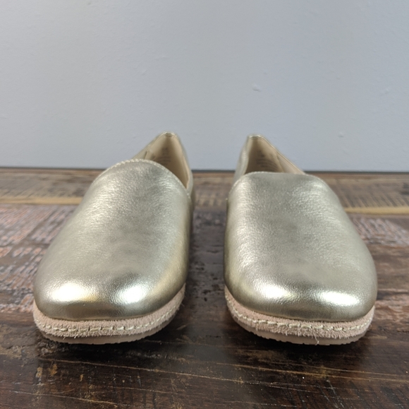 Sam Edelman Everie Gold Slip on Loafer Size 7.5 - Picture 2 of 13